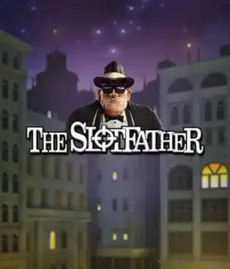 Immerse yourself in the underworld realm of The Slotfather slot by Betsoft, highlighting a commanding mafia boss posed against a nocturnal cityscape. This image conveys the gritty atmosphere of the organized crime, with the boss clad in a traditional black suit and hat. Perfect for lovers of gangster-themed games, providing a gripping escape. 