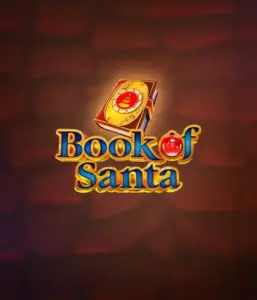 Immerse yourself in the joyous spirit with the Book of Santa game by Endorphina, featuring an elegant golden book adorned with Santa's iconic symbol. This graphic captures the magic and mystery of Christmas, set against a softly glowing red background. Ideal for players looking to get into the holiday spirit, delivering a delightful escape. 